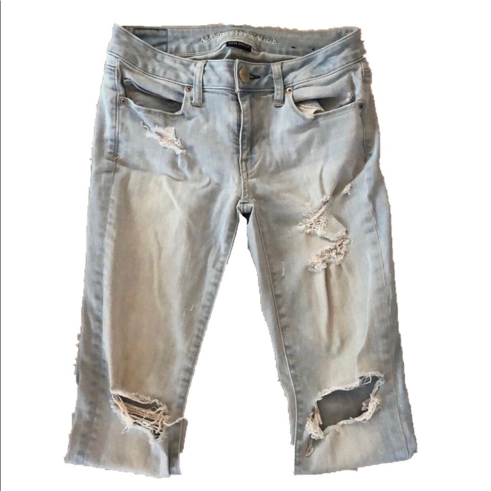 American Eagle Light Skinny Jeans